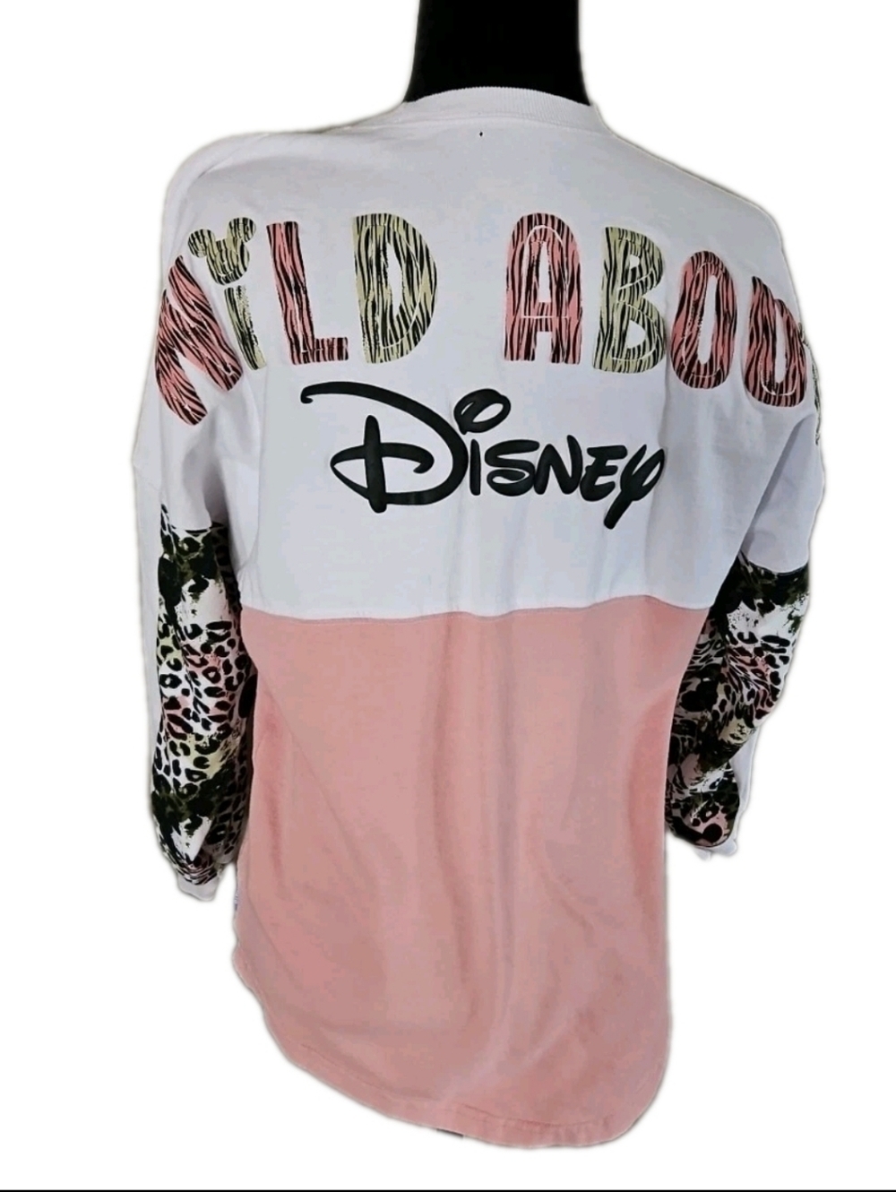 Disney Womens Wild About Disney Animal Print Spirit Jersey XS - Picture 5 of 13